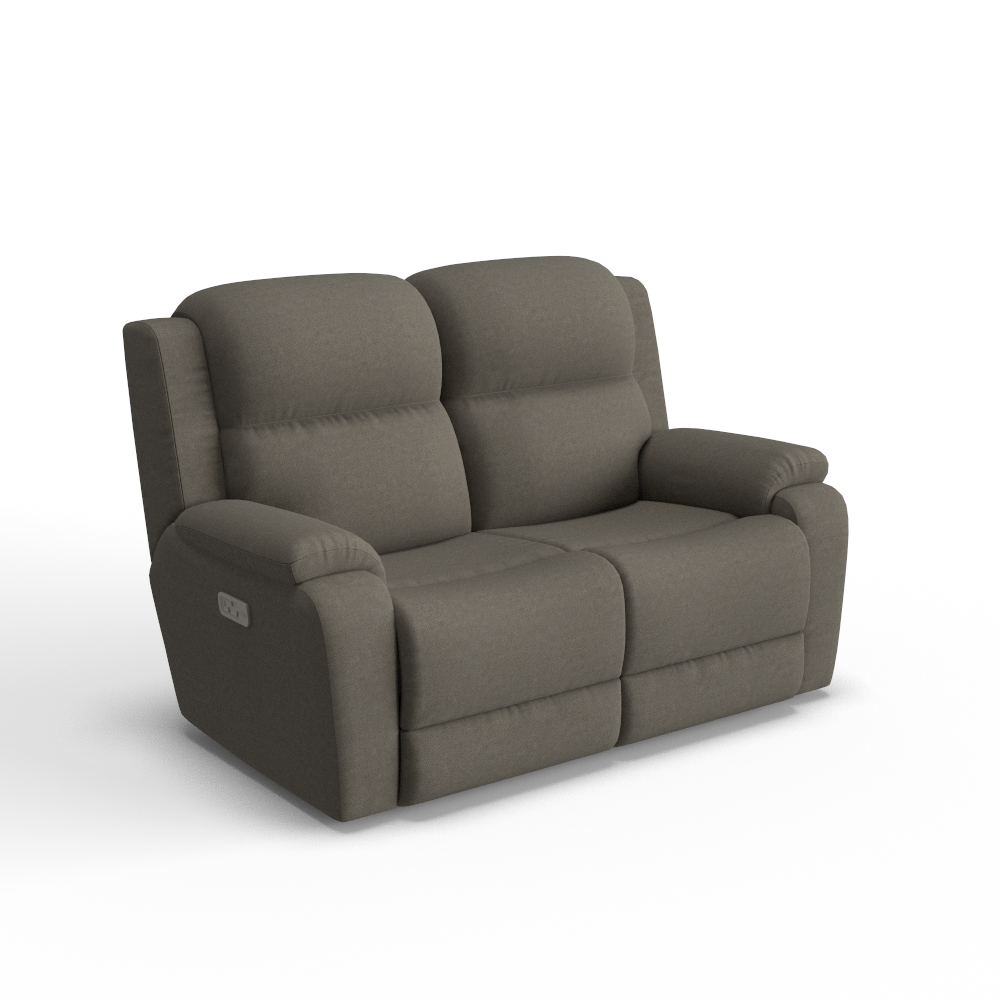 Dorian Power Reclining Loveseat w/ Headrest & Lumbar